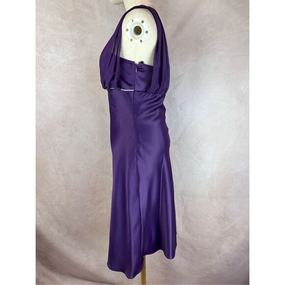 Vintage Purple Gown 90s Y2K Fairy Grunge Vibes - Picture 4 of 7